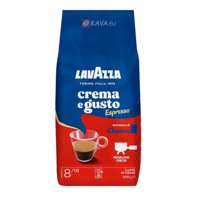 Lavazza Crema e Gusto Espresso Classico coffee beans 1kg Lavazza Crema e Gusto Espresso Classico coffee beans 1kg