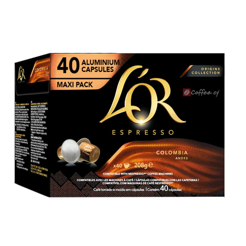 L'OR Espresso Colombia Nespresso capsules 40 pcs