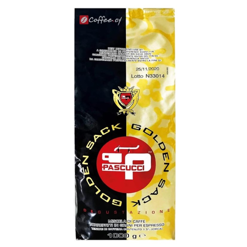 Pascucci Golden Sack coffee beans 1kg