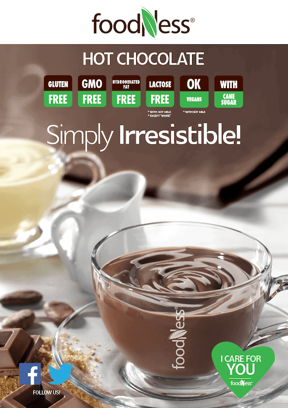 FOODNESS White Chocolate 500g