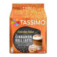Jacobs Tassimo Cinnamon Roll Latte capsules 8 pcs