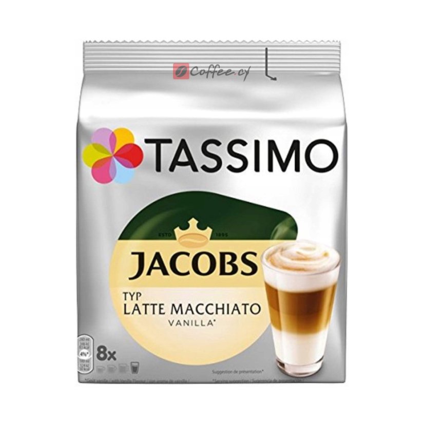 Jacobs Tassimo Latte Macchiato Vanilla capsules 8 pcs