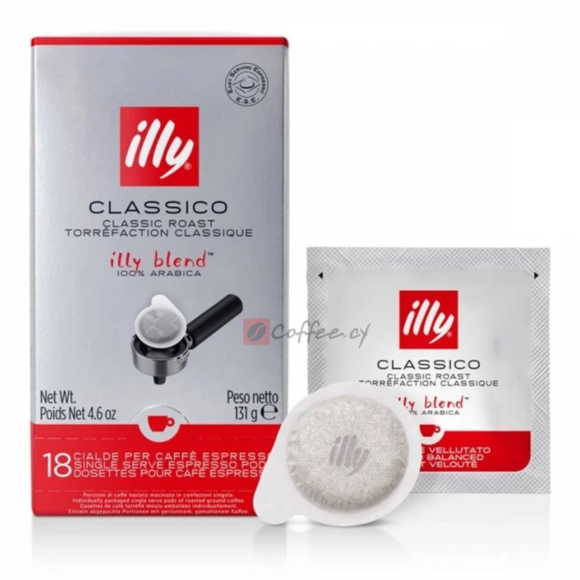 Illy Espresso Classico E.S.E. pods 18pcs