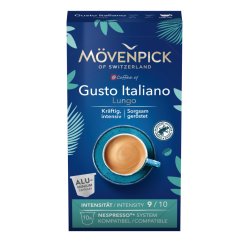 Movenpick Gusto Italiano Lungo Nespresso capsules 10 pcs Movenpick Gusto Italiano Lungo Nespresso capsules 10 pcs