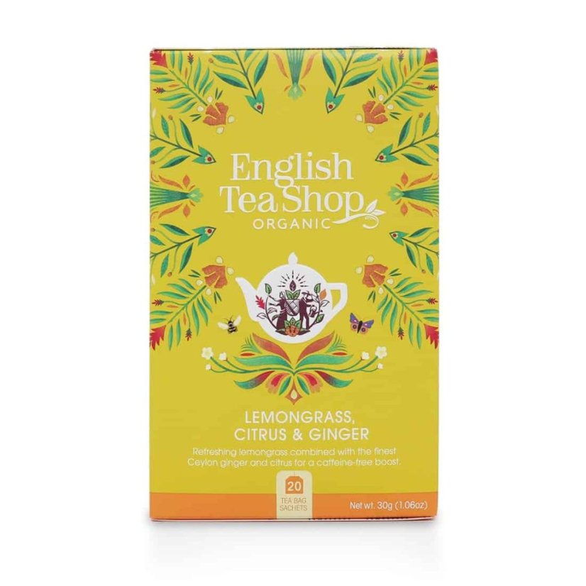 English Tea Shop Lemongrass, Ginger and Citrus 20x2g English Tea Shop Lemongrass, Ginger and Citrus 20x2g