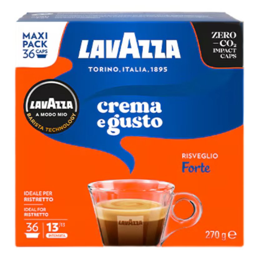 Lavazza A Modo Mio Crema e Gusto FORTE capsules 36 pcs