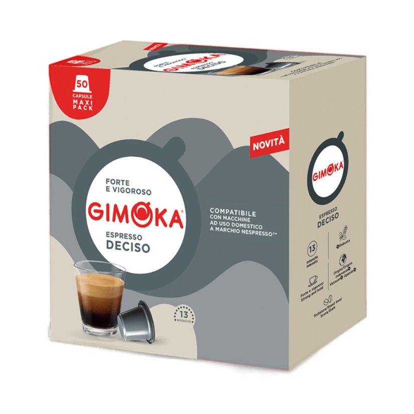 Gimoka Deciso Nespresso capsules 50 pcs
