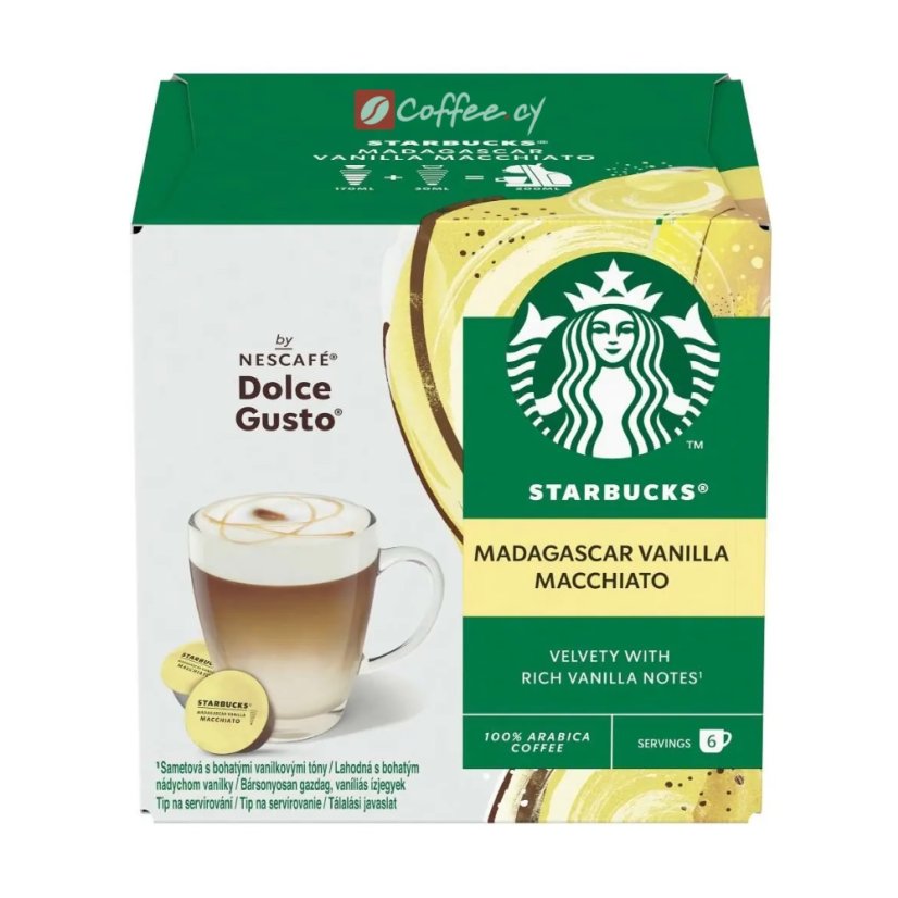 Starbucks Madagascar Vanilla Macchiato for Dolce Gusto 12pcs