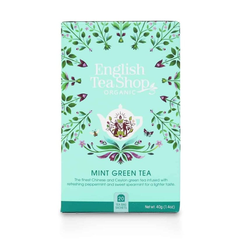 English Tea Shop Green Tea with Mint 20x2g