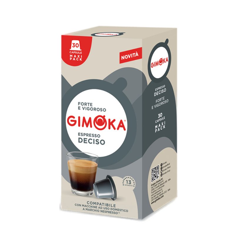 Gimoka Deciso Nespresso capsules 30 pcs