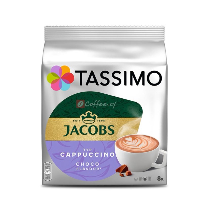 Jacobs Tassimo Cappuccino CHOCO capsules 8pcs Jacobs Tassimo Cappuccino CHOCO capsules 8pcs