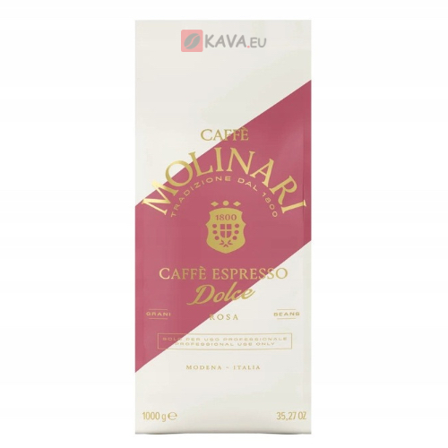 Molinari Dolce Rosa coffee beans 1kg