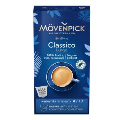 Movenpick Classico Lungo Nespresso capsules 10 pcs Movenpick Classico Lungo Nespresso capsules 10 pcs