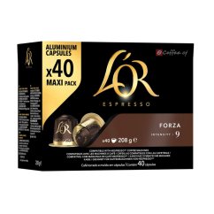 L'OR Espresso Forza Nespresso capsules 40 pcs L'OR Espresso Forza Nespresso capsules 40 pcs