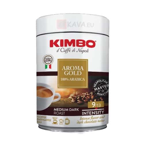 Kimbo Aroma Gold ground coffee TIN 250g
