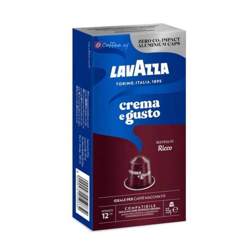 Lavazza Crema e Gusto Ricco Nespresso capsules 10 pcs