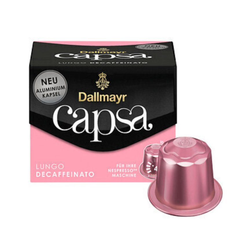 Dallmayr Lungo Decaffeinato Nespresso capsules 10pcs Dallmayr Lungo Decaffeinato Nespresso capsules 10pcs