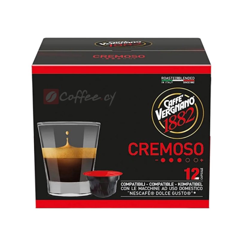 Vergnano Cremoso for Dolce Gusto 12pcs