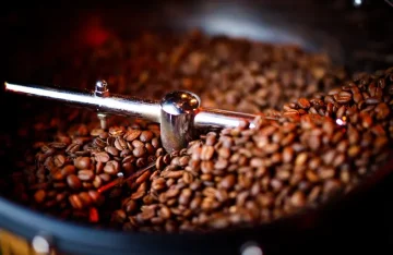Roasting gives the coffee its aroma and taste