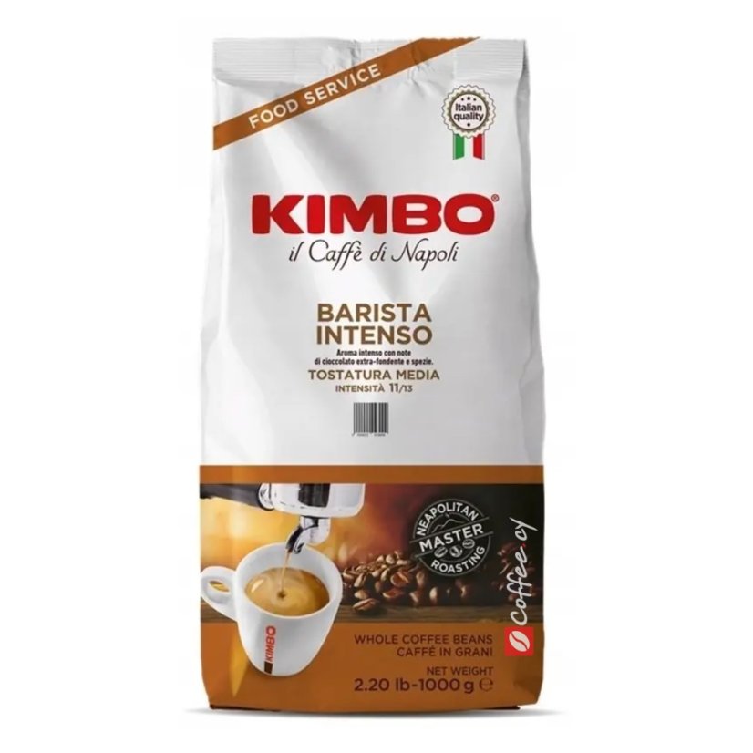 Kimbo Barista Intenso coffee beans 1kg